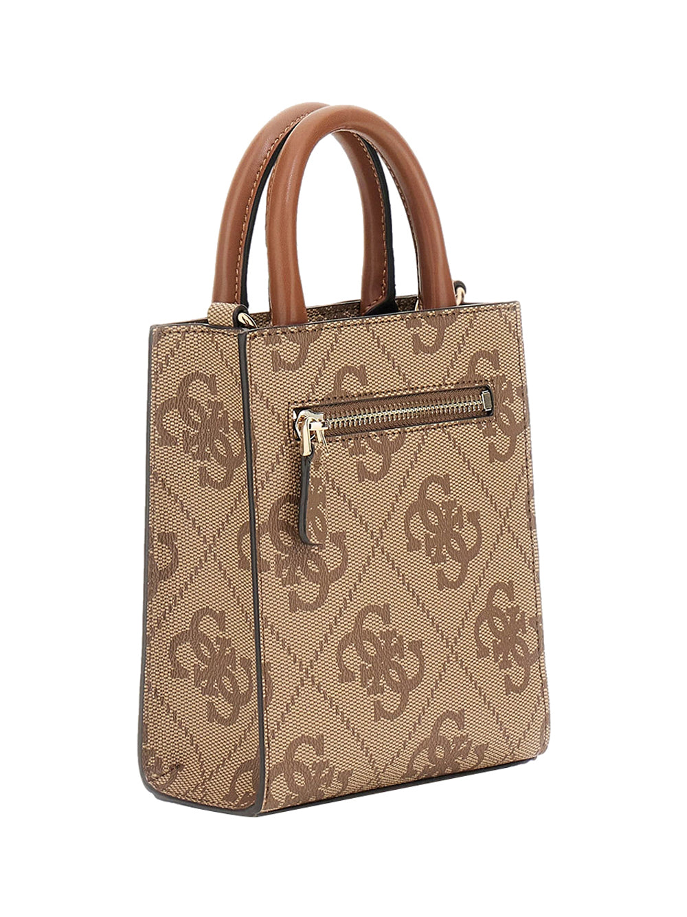 GUESS 2 USCITA Mini Borsa A Spalla Erenia 4G logo - Marrone Marrone