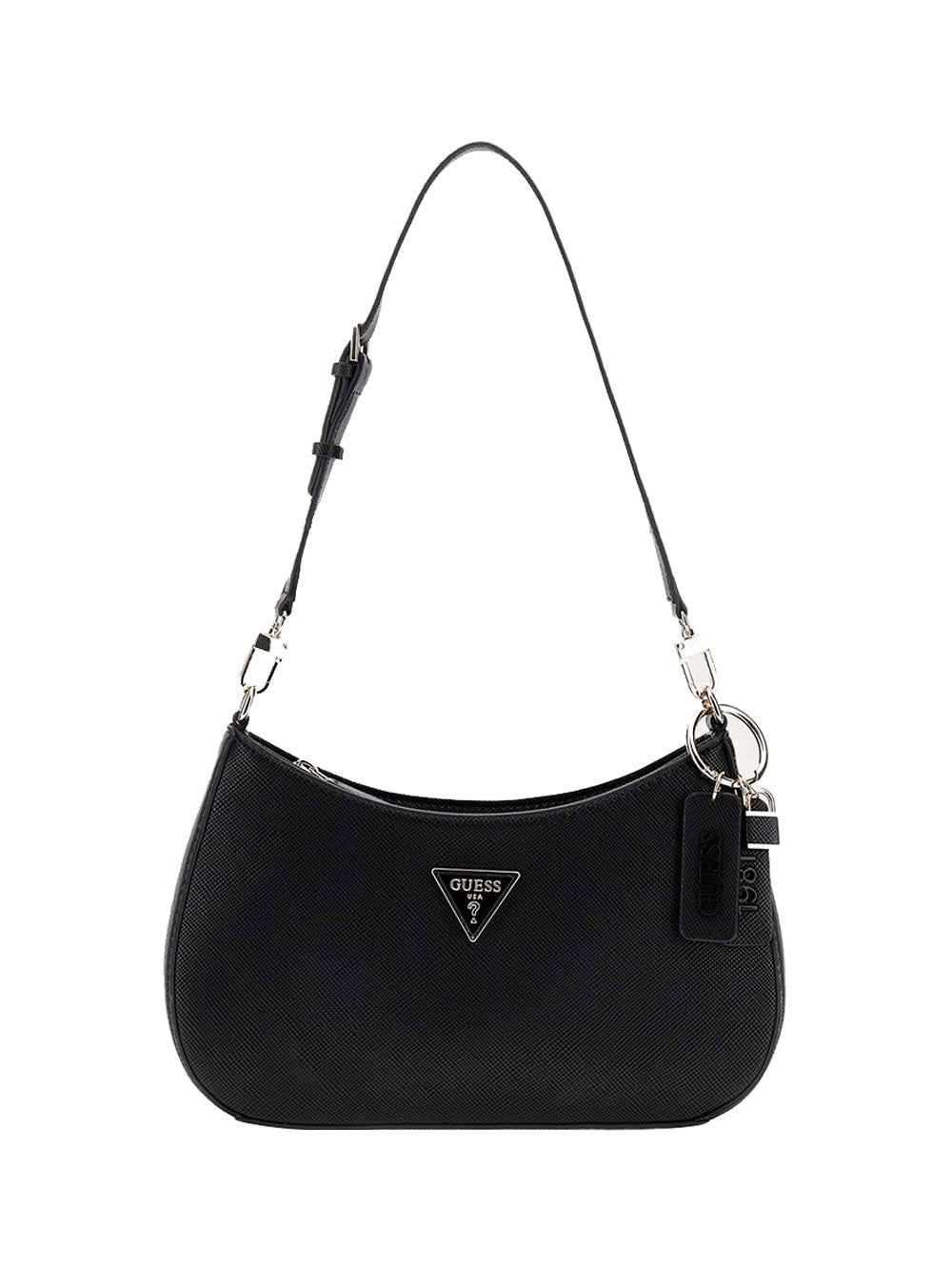 GUESS 2 USCITA Borsa A Spalla Guess Noelle Ii Top Zip - Nero Nero