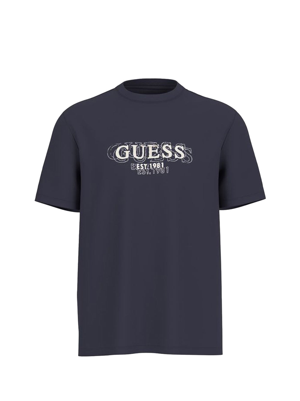 GUESS 2 USCITA T-Shirt Guess Cn Ss Small Logo Tee - Blu Blu