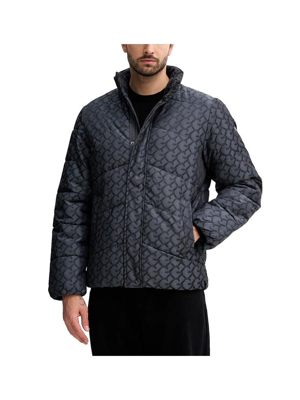 GUESS 2 USCITA Giubbotto Guess Chain Puffa Jacket - Blu Blu