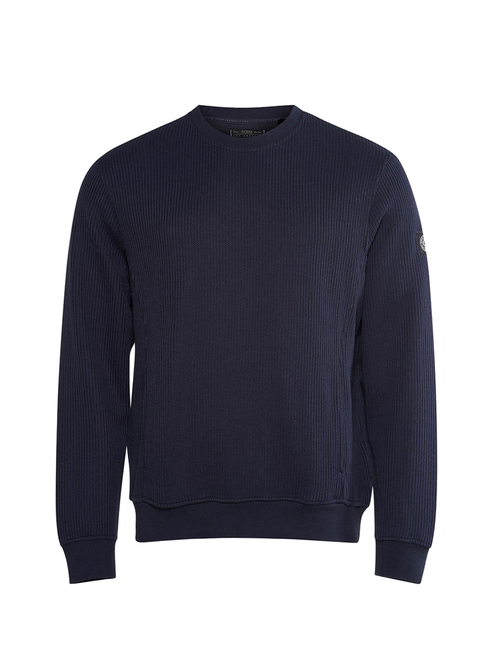 GUESS 2 USCITA Maglione Guess Cn Patch - Blu Blu
