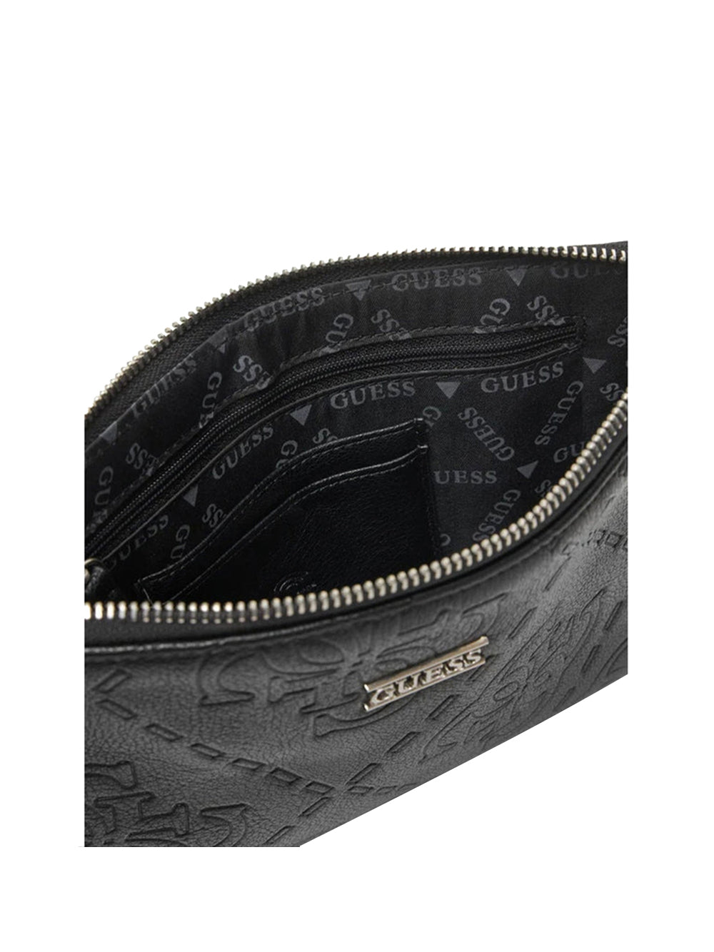 GUESS 2 USCITA Pochette Guess Boston Clutch M - Nero BLACK