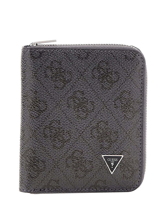 GUESS 2 USCITA Portafoglio Guess Milano Zip Around - Nero BLACK