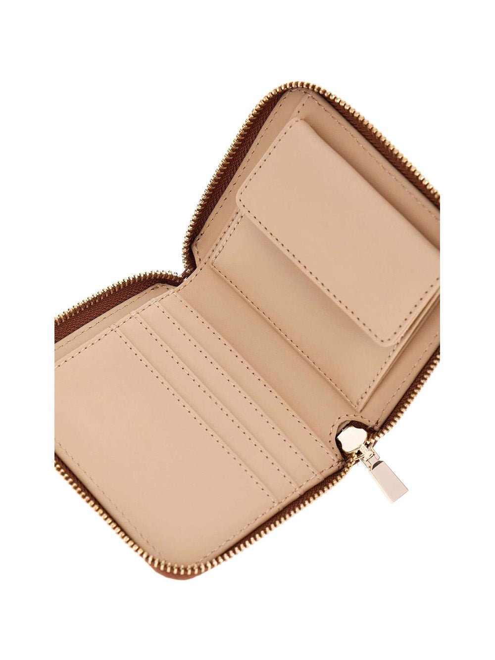 GUESS 2 USCITA Portafoglio Guess Gregoria Slg Small - Marrone Cognac