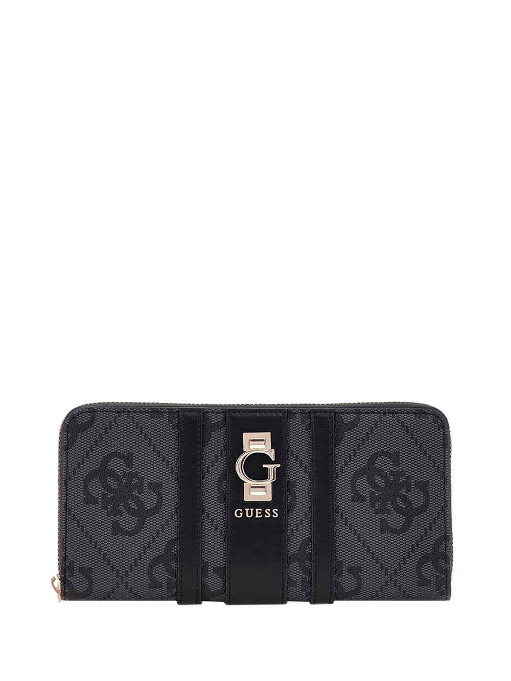 GUESS 2 USCITA Portafoglio Guess Erenia Slg Large - Nero Nero