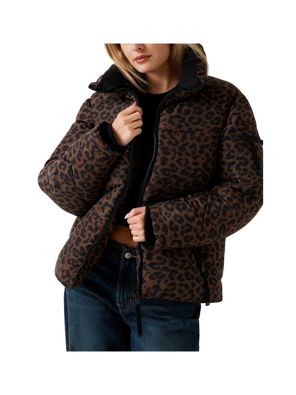 GUESS 2 USCITA Piumino Martina Guess Animalier Leopardato