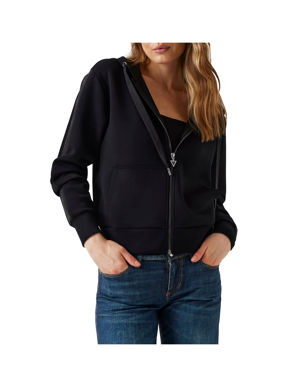 GUESS 2 USCITA Guess Felpa New Hooded Scuba - Nero Nero