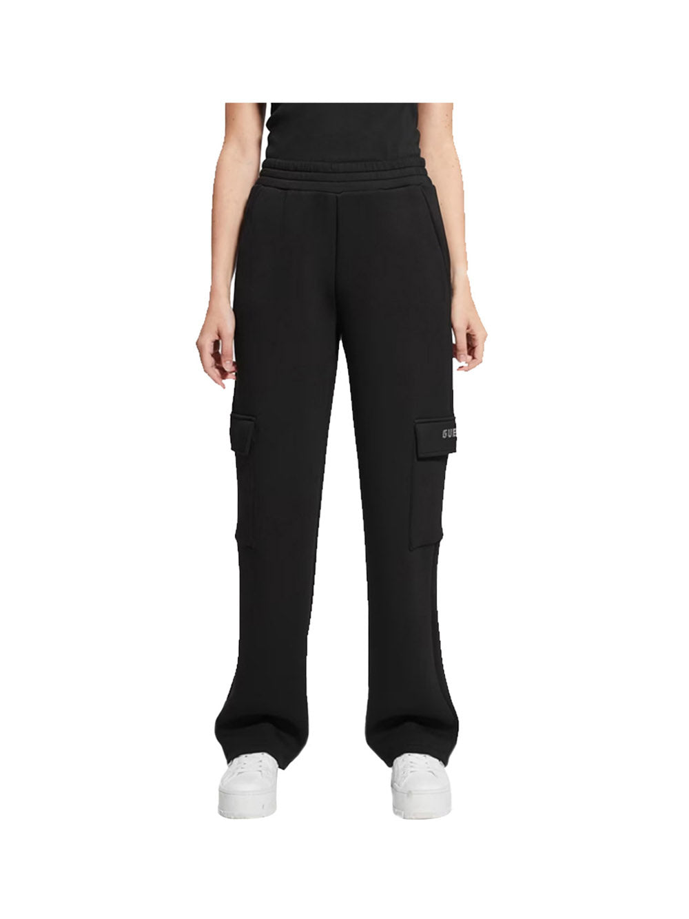 GUESS ATHLEISURE 2 USCITA Pantatuta Guess Cecilia Scuba Cargo - Nero Nero