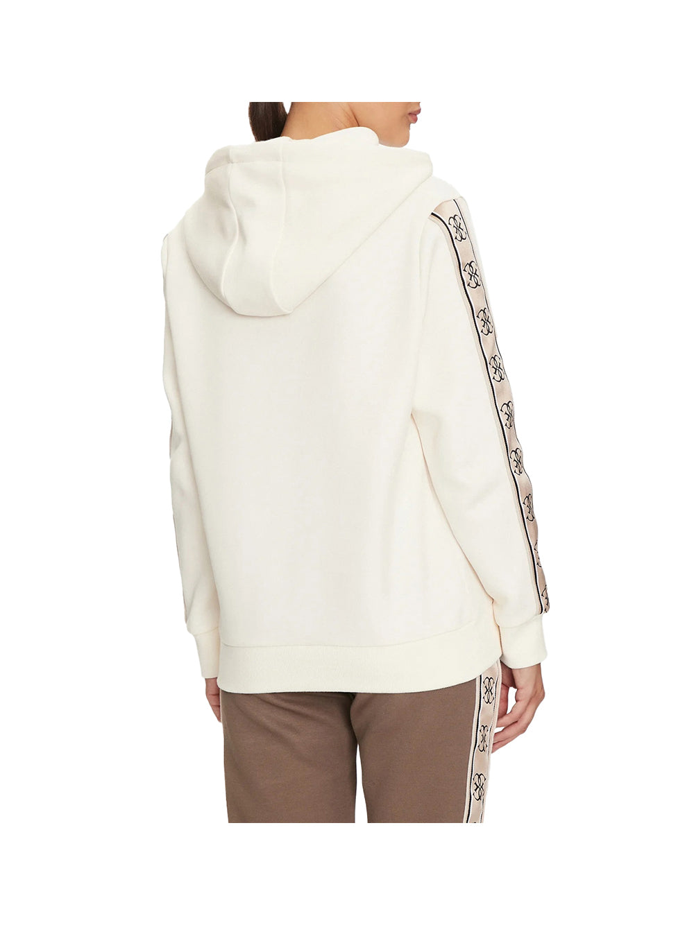 GUESS ATHLEISURE 2 USCITA Felpa Guess Carla Hooded - Beige Ocean salt