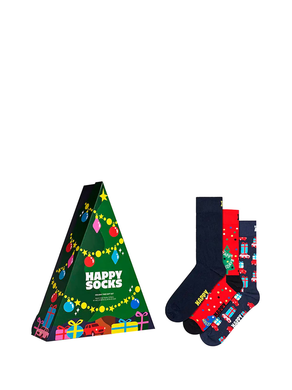 HAPPY SOCKS Happy Socks 3-Pack Holiday Tree Socks - Verde Verde