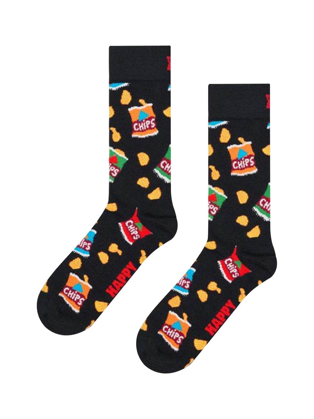 HAPPY SOCKS Happy Socks Chips Bag Sock - Nero Nero