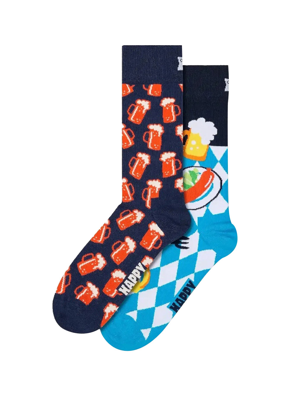 HAPPY SOCKS 2-Pack Wurst And Beer Sock Happy Socks - Blu Blu