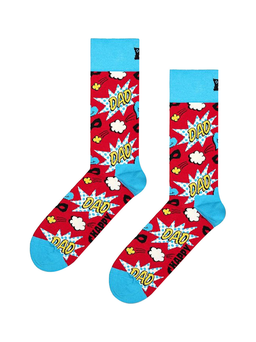HAPPY SOCKS Calzini 2-Pack Happy Socks Super Dad Socks - Blu BLUE