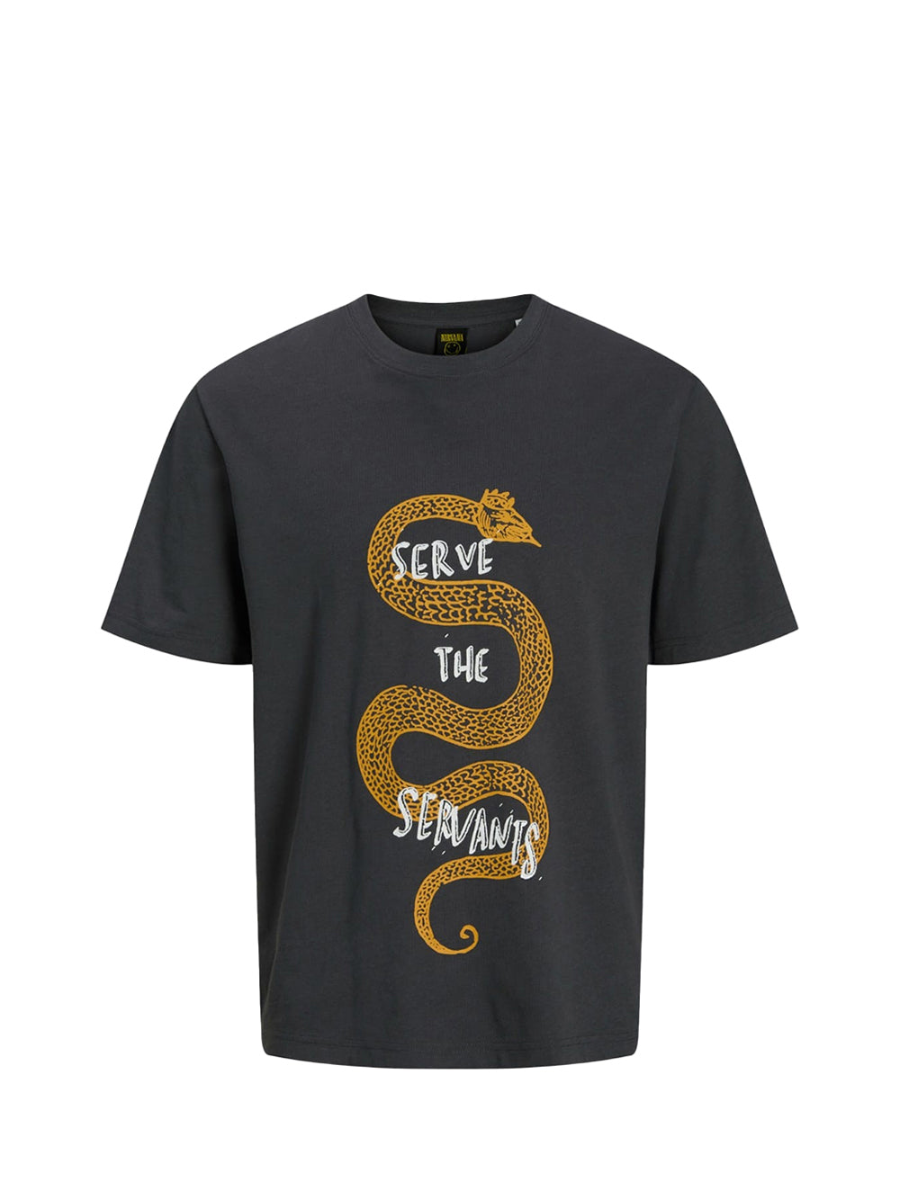 JACK& JONES STYD T-Shirt Jack&Jones Jornirvana Tee - Grigio Grigio