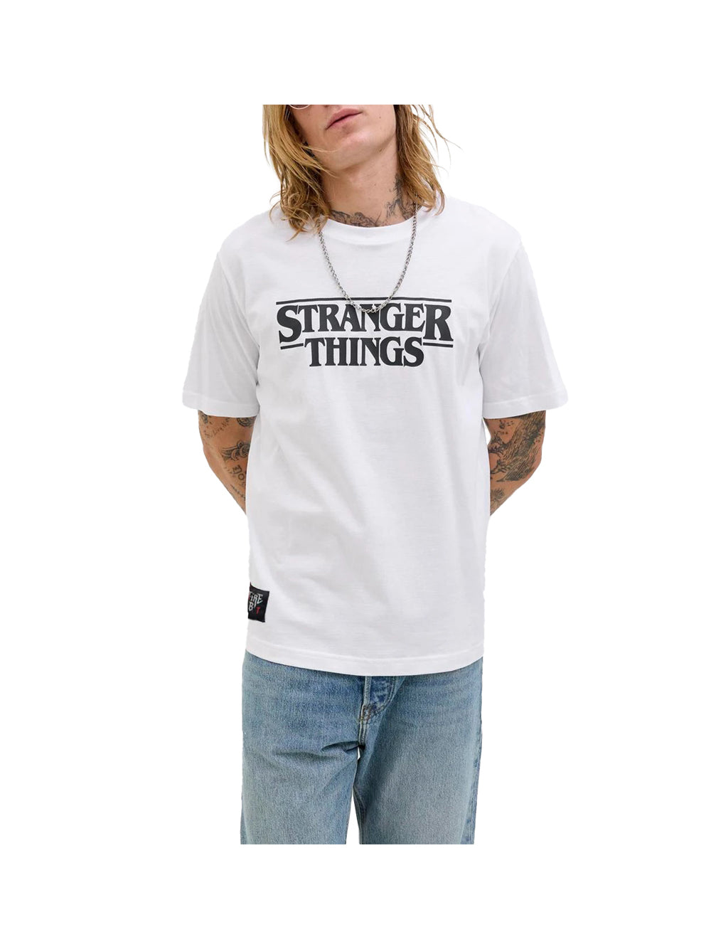 JACK& JONES STYD Jack&Jones T-shirt stranger things Bianco Bianco
