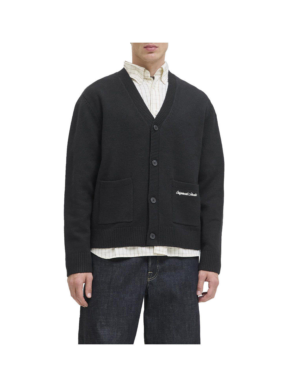 JACK&JONES MAIN 3 Cardigan Jacl&Jones Jornorrebro Knit - Nero Nero