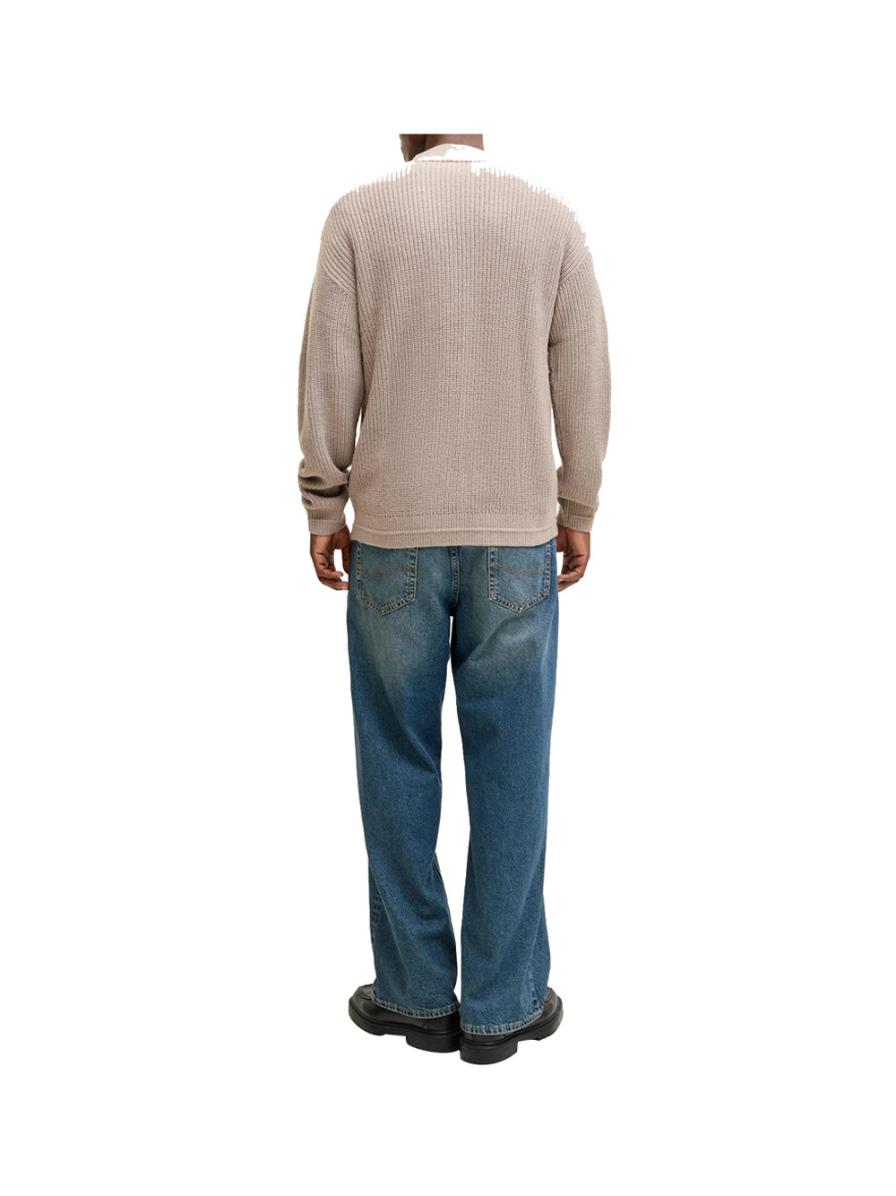 JACK&JONES PRE Cardigan Jack&Jones Jjconnor Knit V-Neck - Beige Beige