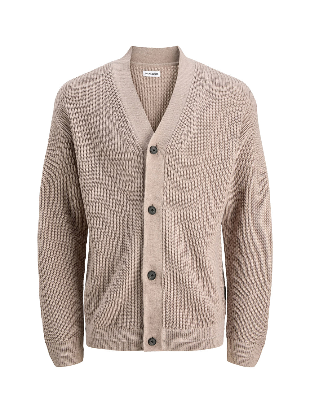 JACK&JONES PRE Cardigan Jack&Jones Jjconnor Knit V-Neck - Beige Beige