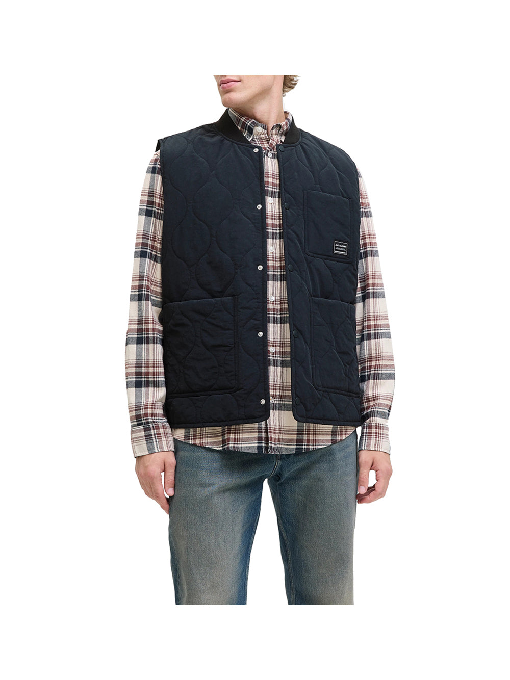 JACK&JONES PRE Jack&Jones Smanicato Uomo Nero Nero