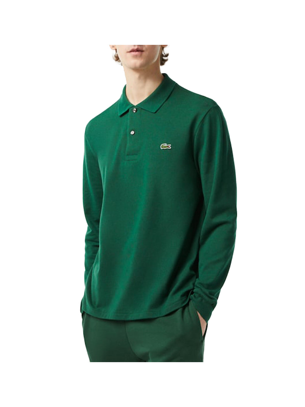 LACOSTE Lacoste Polo Manica Lunga - Verde Verde