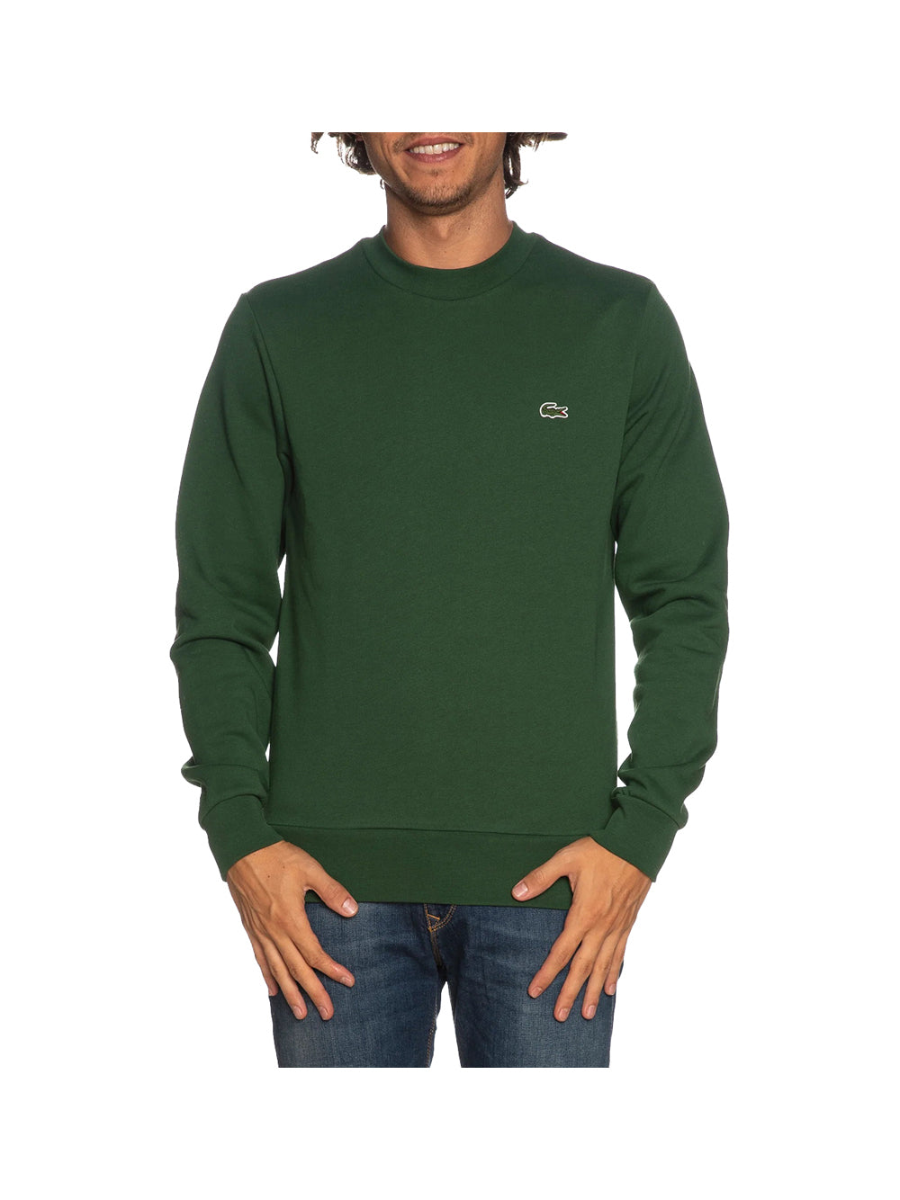 LACOSTE Lacoste Felpa Uomo Verde Verde