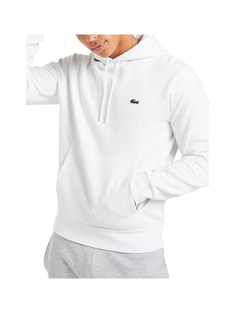 LACOSTE Lacoste Felpa Uomo Bianco Bianco