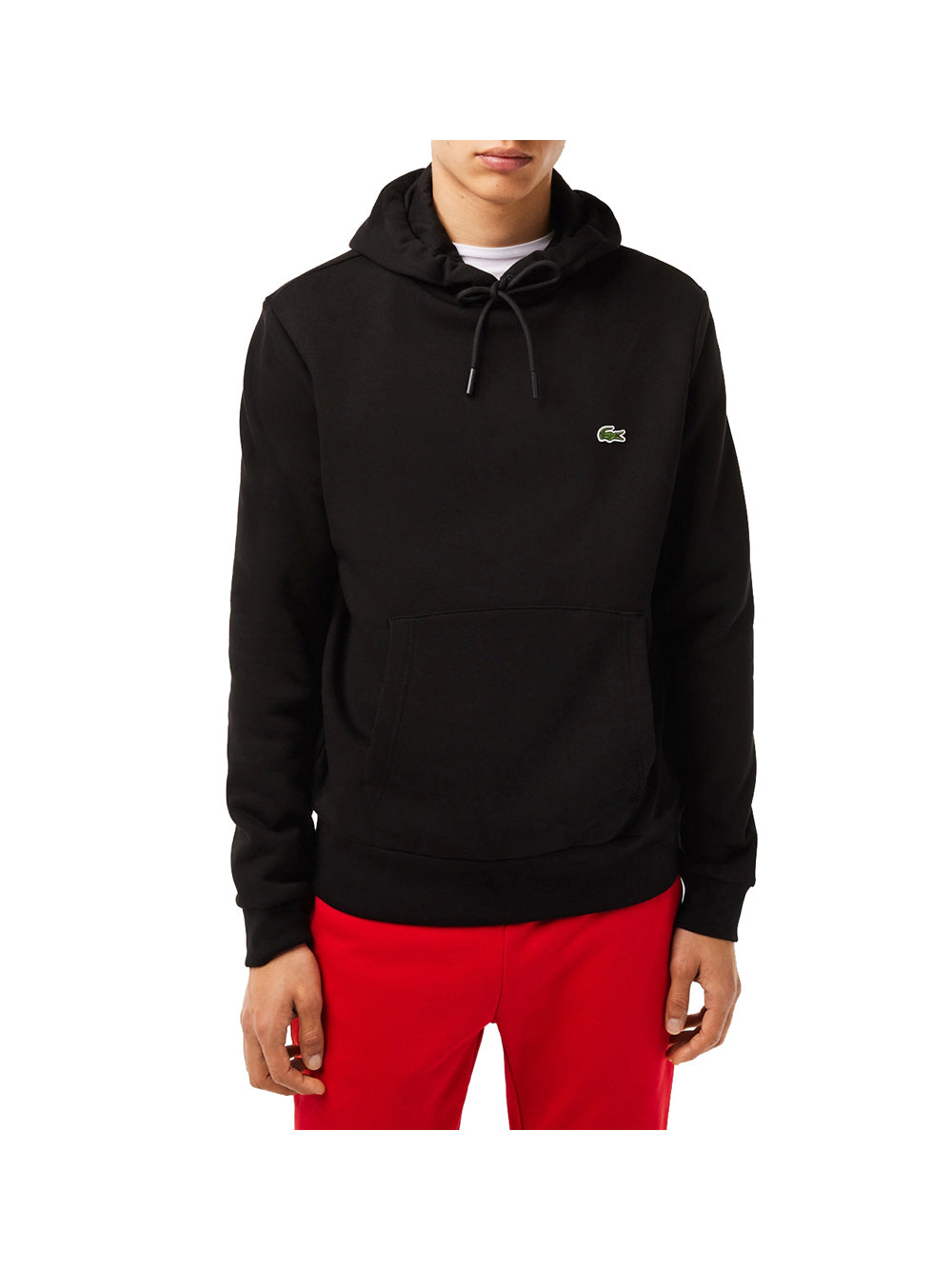 LACOSTE Lacoste Felpa Uomo Nero Nero