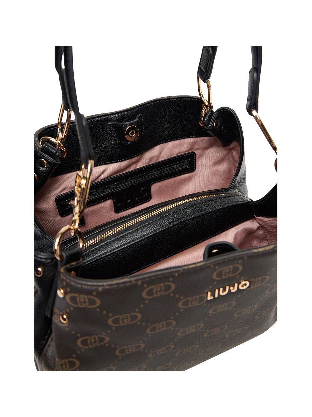 LIUJO ACCESSORI1 Borsa a Mano Donna - Nero Nero