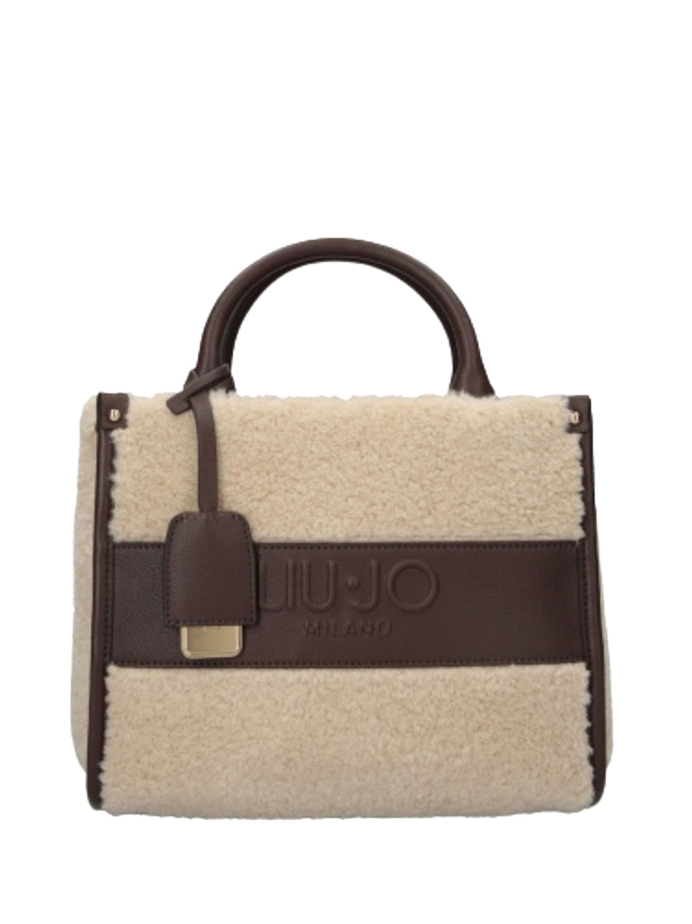 LIUJO ACCESSORI1 Liu Jo Borsa a Mano Donna Marrone/beige - Multicolore Marrone/beige