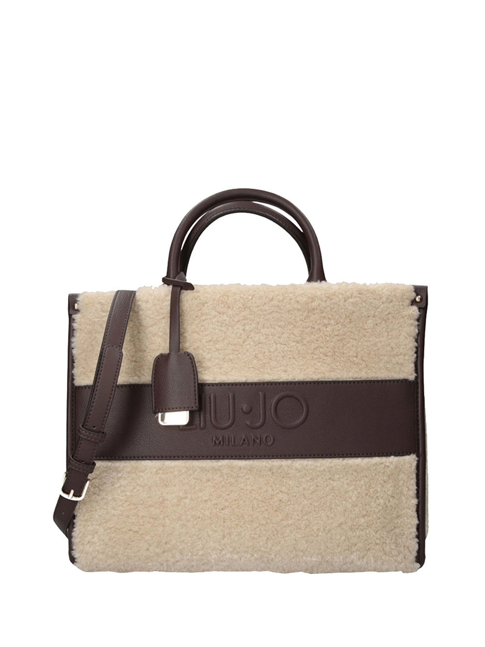LIUJO ACCESSORI1 Liu Jo Borsa a Mano Donna Marrone/beige - Multicolore Marrone/beige
