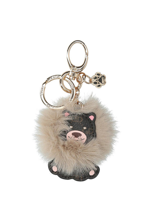 LIUJO ACCESSORI1 Liu Jo Portachiave Donna Monogram - Nero Monogram