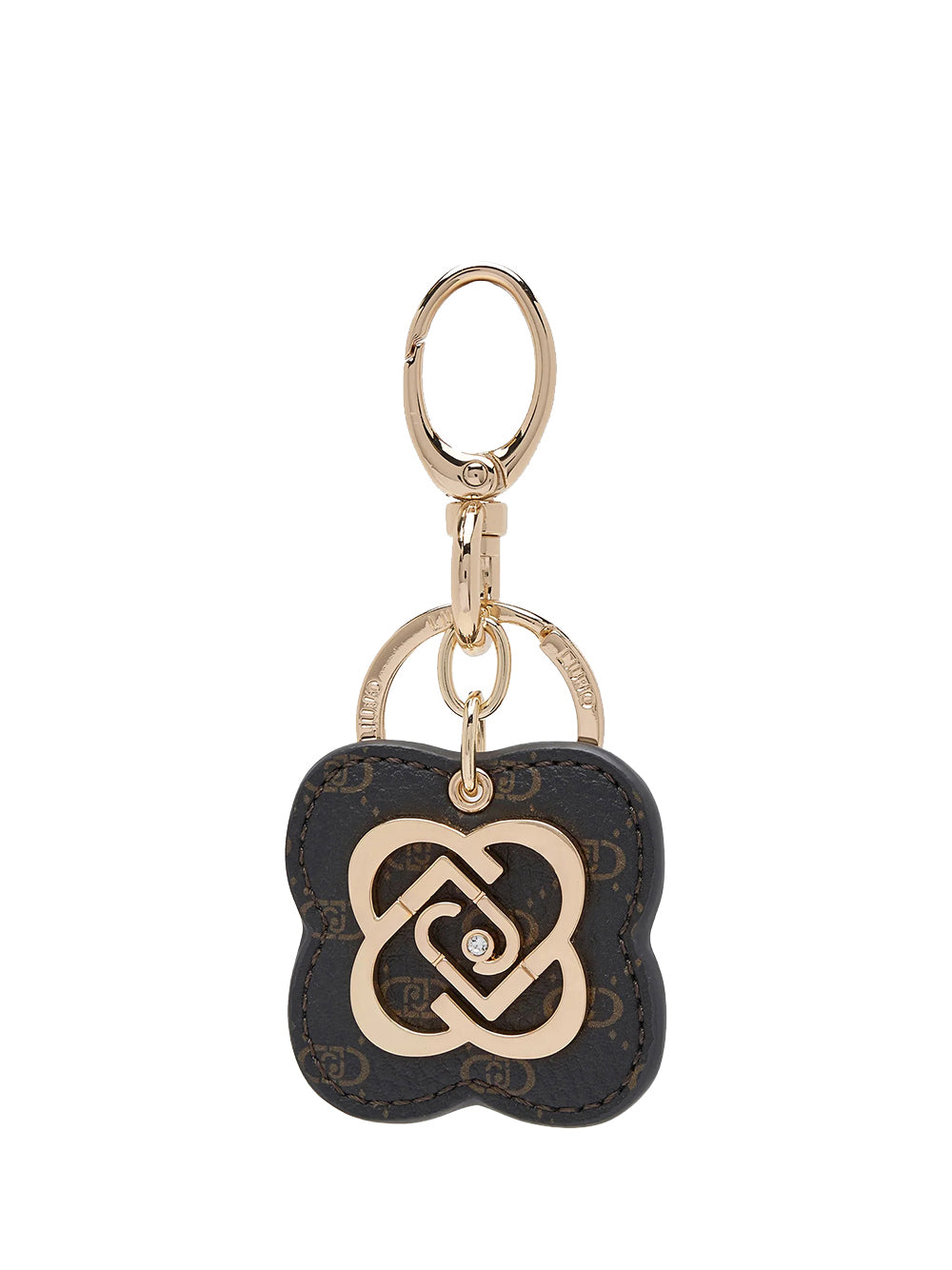 LIUJO ACCESSORI1 Liu Jo Portachiave Donna Monogram - Nero Monogram