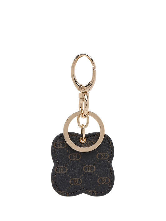 LIUJO ACCESSORI1 Liu Jo Portachiave Donna Monogram - Nero Monogram
