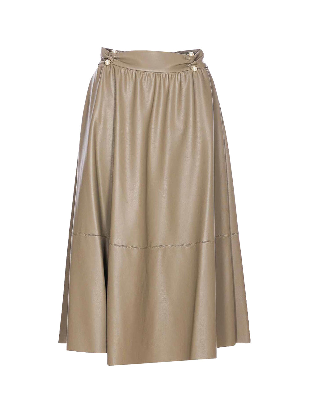 LIU.JO BLACK Gonna Ampia Liu Jo Con Accessorio - Verde Verde