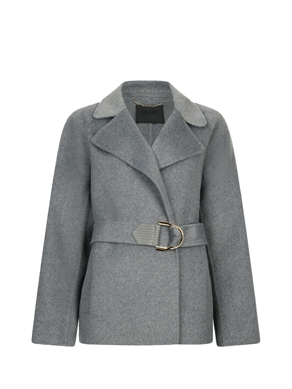 LIU.JO BLACK Giaccone Vestaglia Liu Jo C/Cintura - Grigio Grigio Medio Mel.