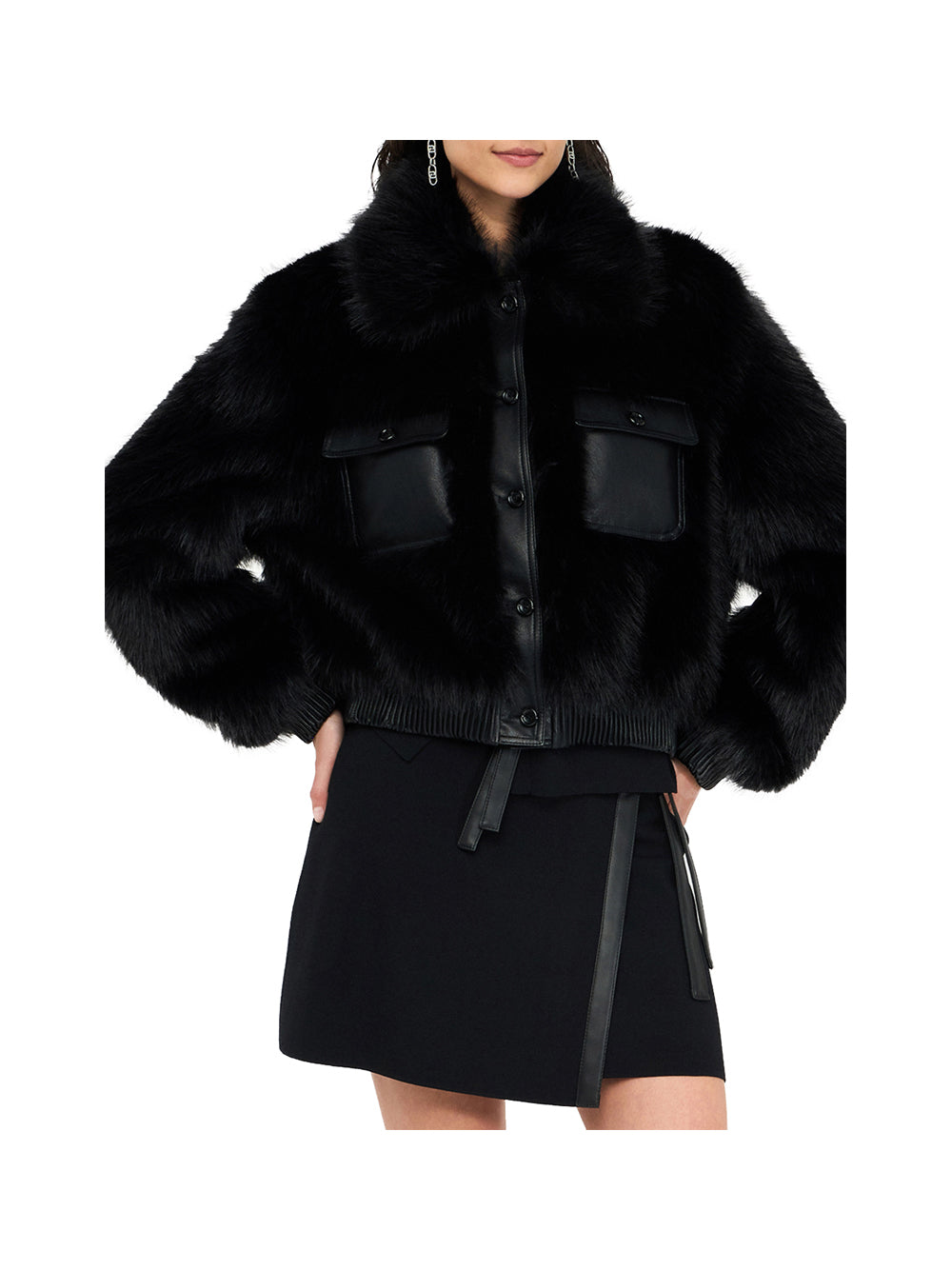LIU.JO BLACK Giubbotto Liu Jo In Pelliccia Sintetica - Nero Nero