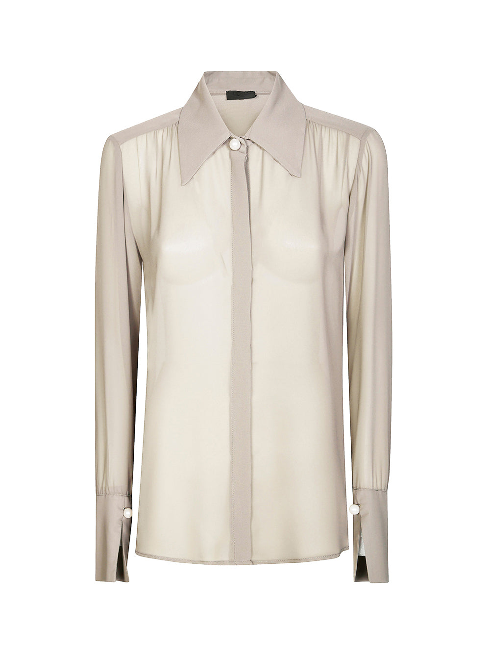 LIU.JO BLACK Camicia Liu Jo Con Perle - Avorio Avorio