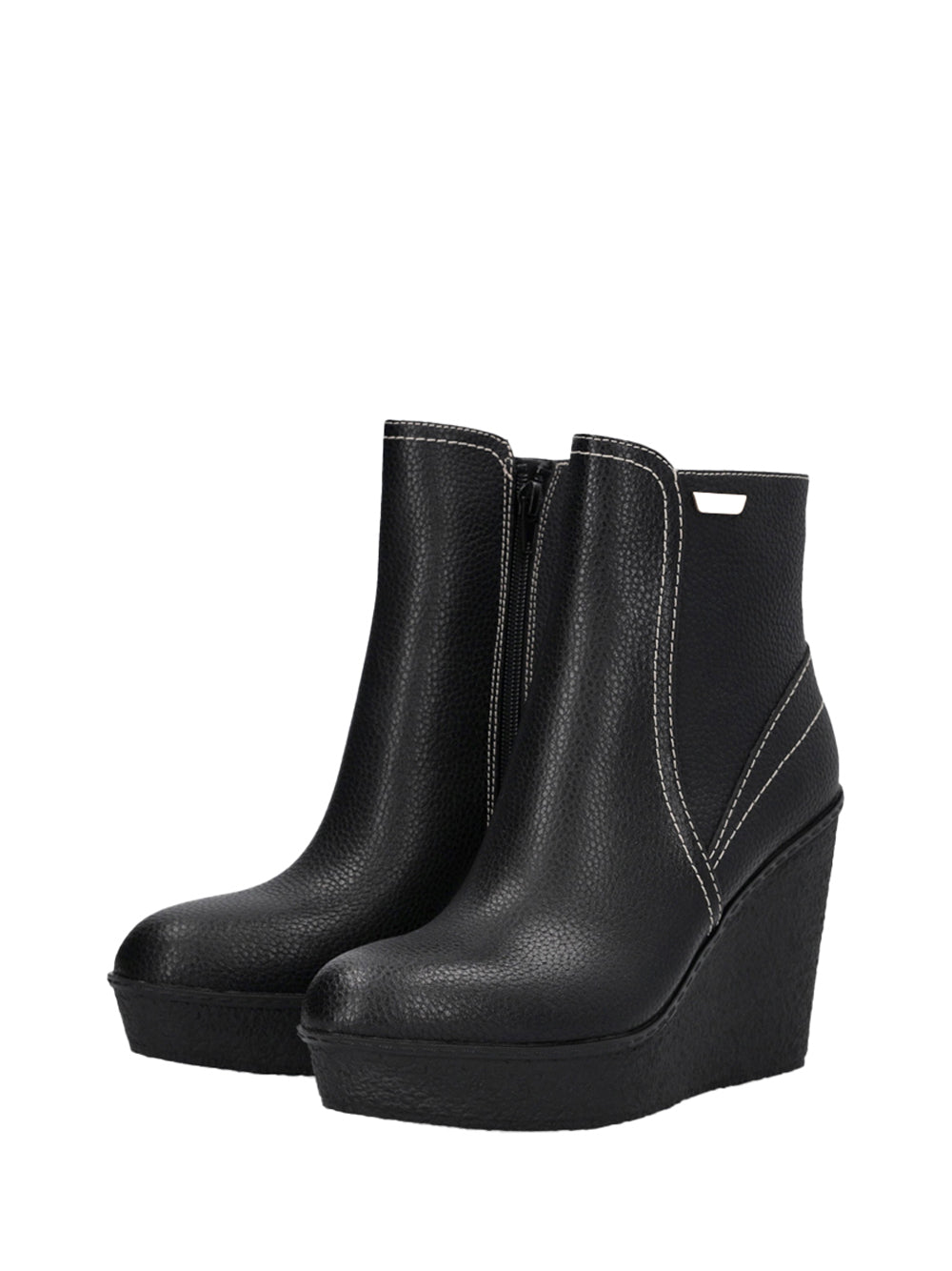 LIUJO CALZ. DRESS 2USCITA Stivaletti Rania 03 Liu Jo In Pelle Con Zeppa - Nero Nero