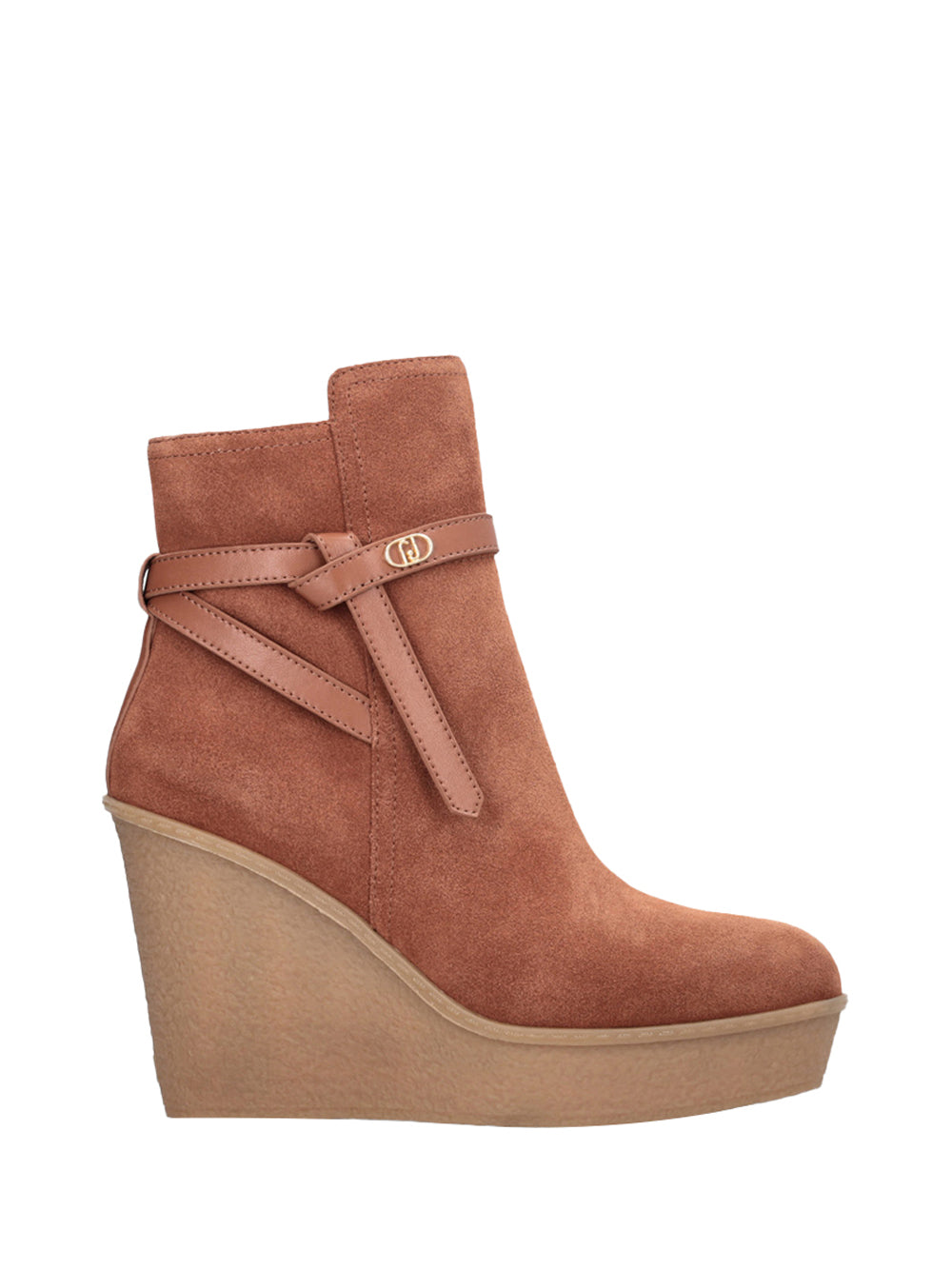 LIUJO CALZ. DRESS 2USCITA Stivaletti Rania 04 Liu Jo In Suede Con Zeppa - Beige Beige