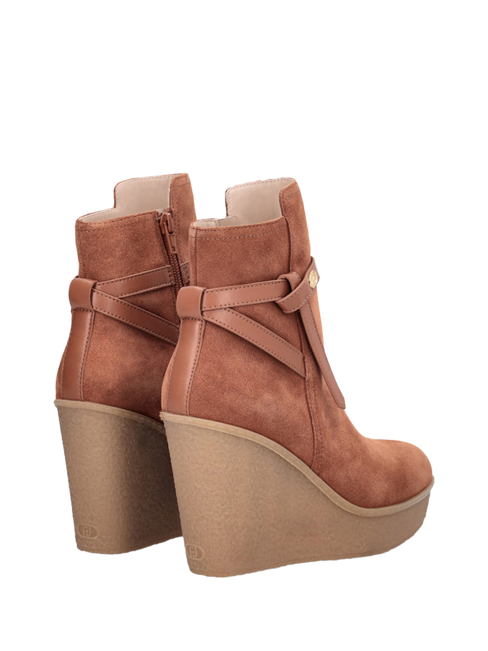 LIUJO CALZ. DRESS 2USCITA Stivaletti Rania 04 Liu Jo In Suede Con Zeppa - Beige Beige