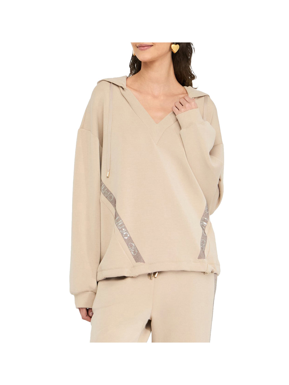LIUJO SPORT Liu Jo Felpa Donna Champagne - Beige Champagne