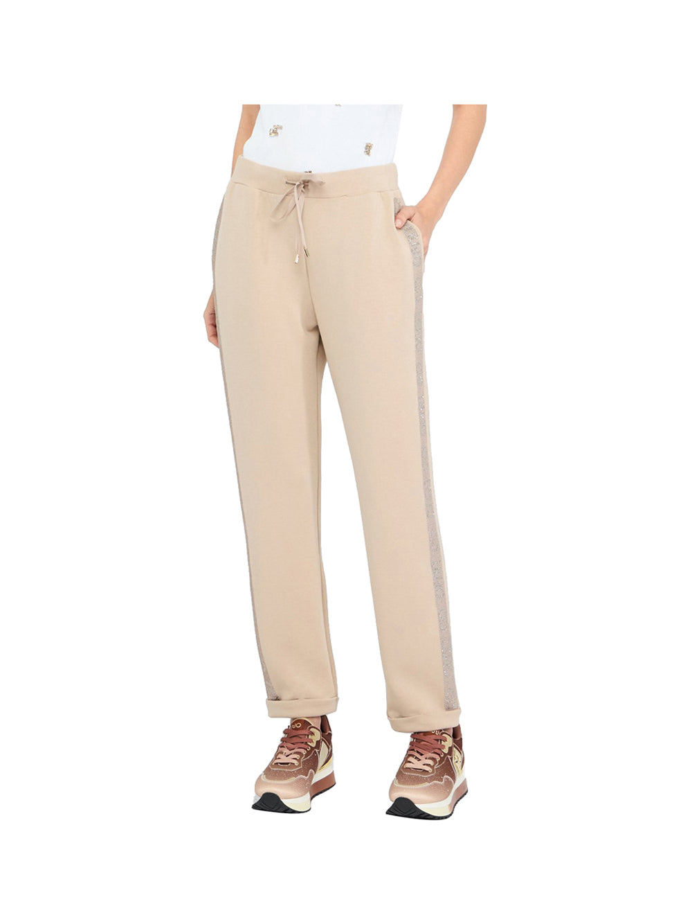 LIUJO SPORT Liu Jo Pantalone Donna Champagne - Beige Champagne