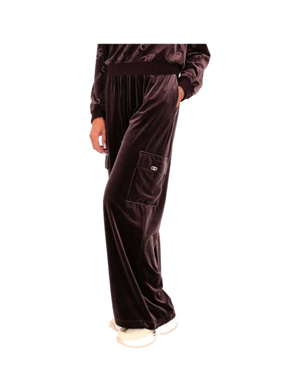 LIUJO SPORT Liu Jo Pantalone Donna Cioccolato - Marrone Cioccolato