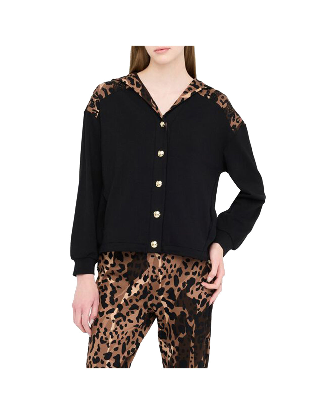 LIUJO SPORT Liu Jo Felpa Donna Nero Nero