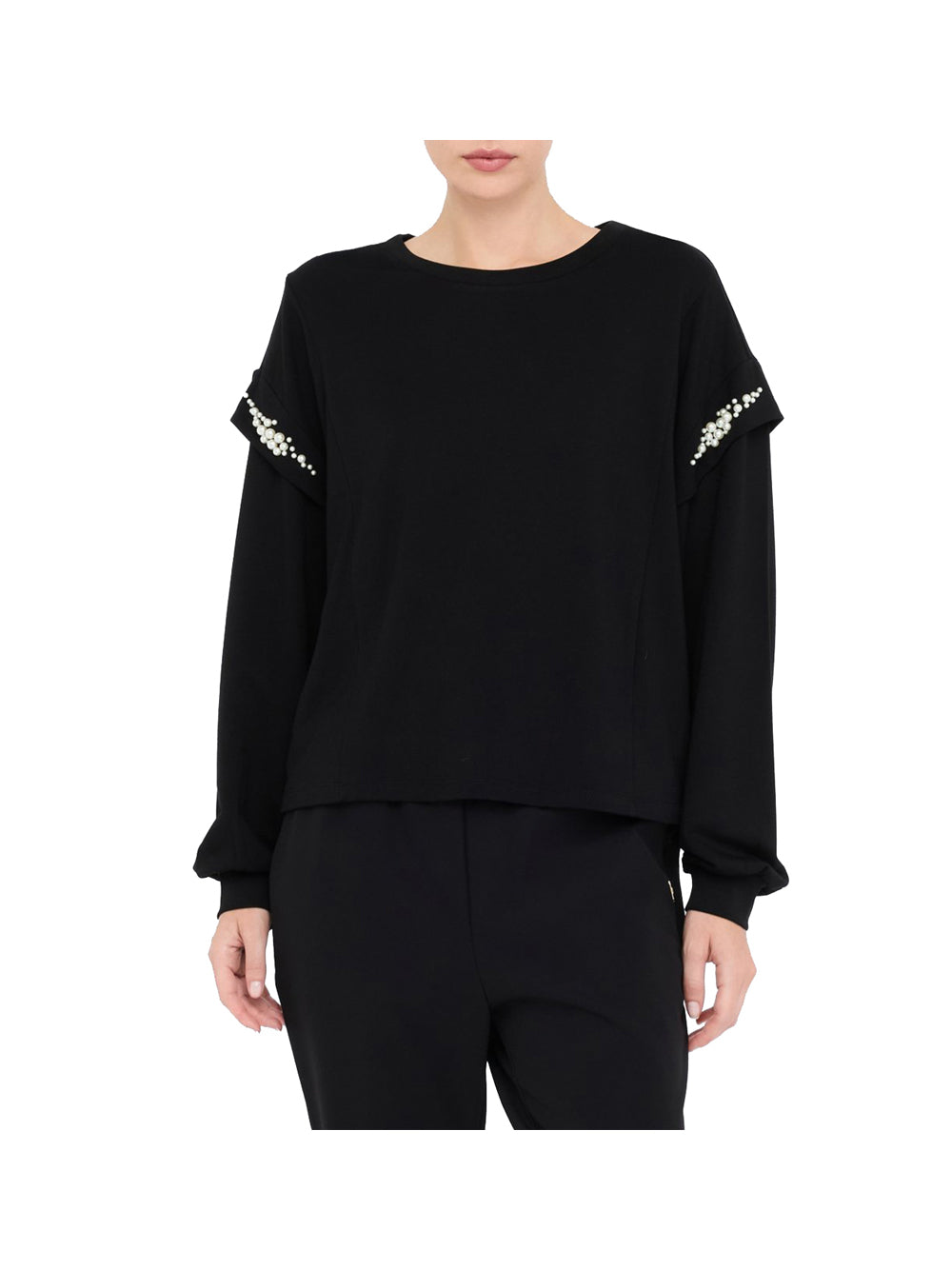 LIUJO SPORT Liu Jo Felpa Donna Nero Nero