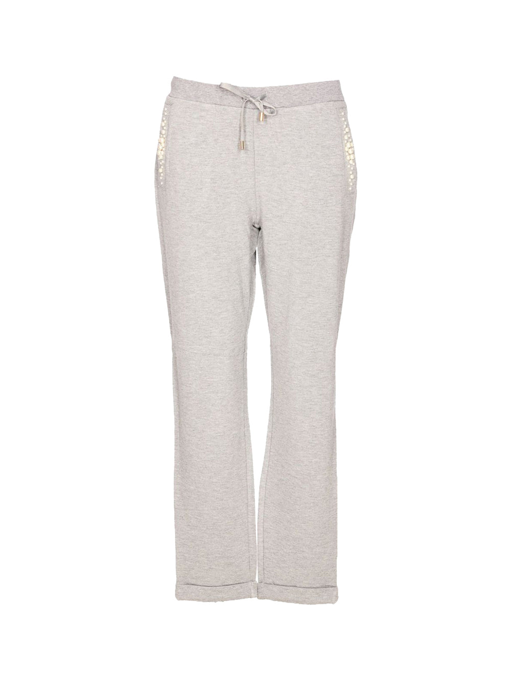 LIUJO SPORT Liu Jo Pantatuta Felpa Lungo Grigio Grigio chiaro