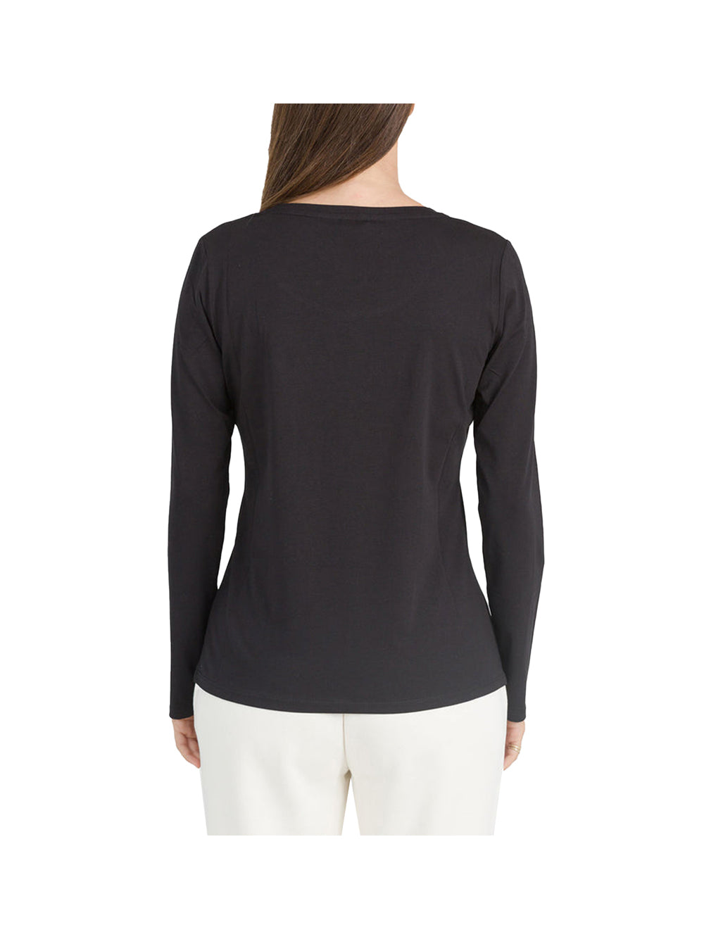 LIUJO SPORT Liu Jo T-Shirt TF5169 Logo Frontale Nero Nero Liujo Studs