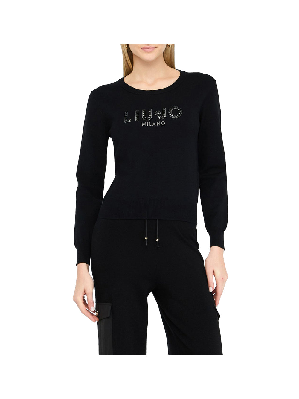 LIUJO SPORT Ecs Maglia Liu Jo Chiusa Nero Nero