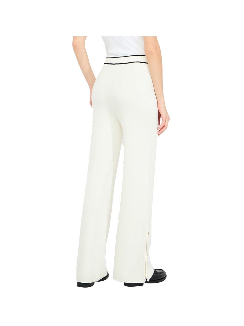 LIUJO SPORT Liu Jo Pantatuta Donna B.co Latte/nero - Bianco B.Co Latte/Nero