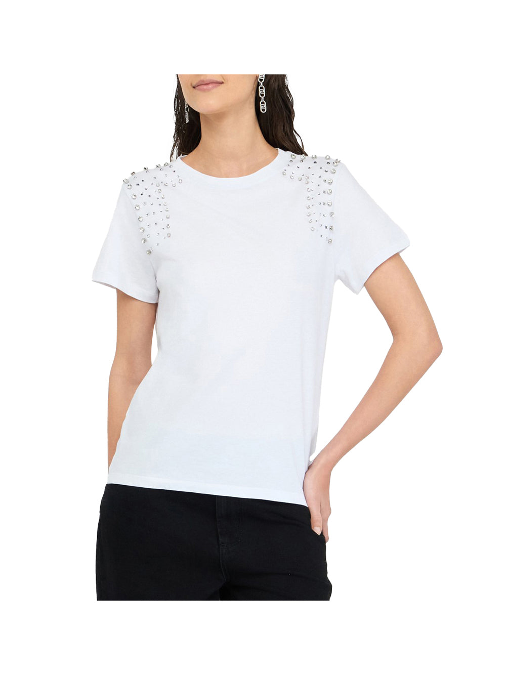 LIU.JO WHITE Liu Jo T-Shirt Donna Bianco Bianco